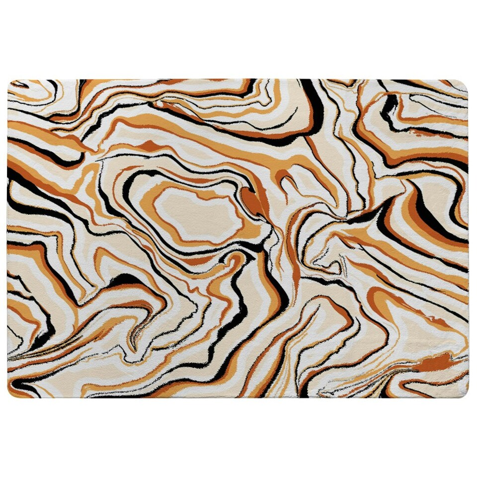 image 1 of Warm toned liquid marble (Rug) Multi | Medium: 80x150cm