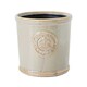 image 1 of Kew Reactive Glaze Planter - Ceramic - L18 x W18 x H17 cm - Ivory White