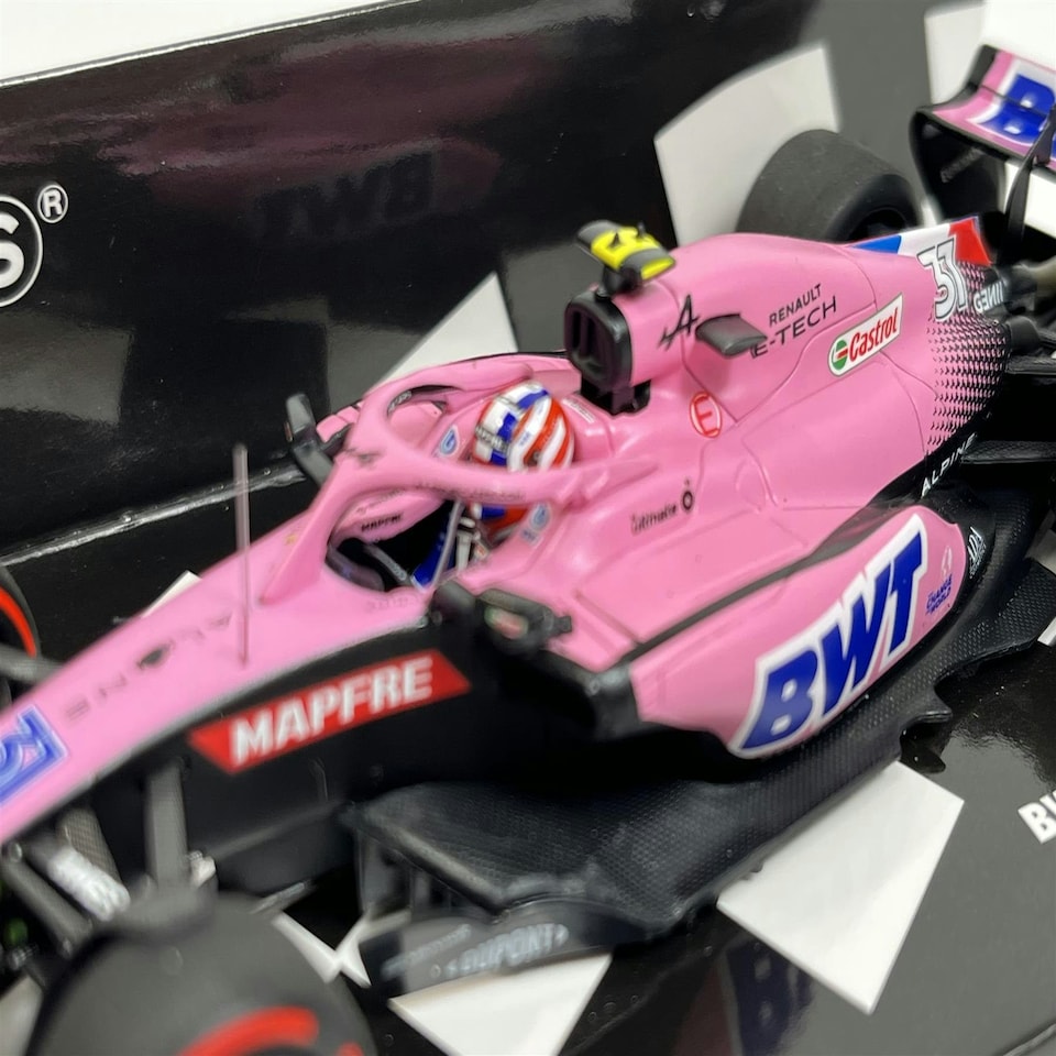 image 1 of E Ocon BWT Alpine F1 Team A522 Bahrain GP 2022 1:43 Minichamps 417220131