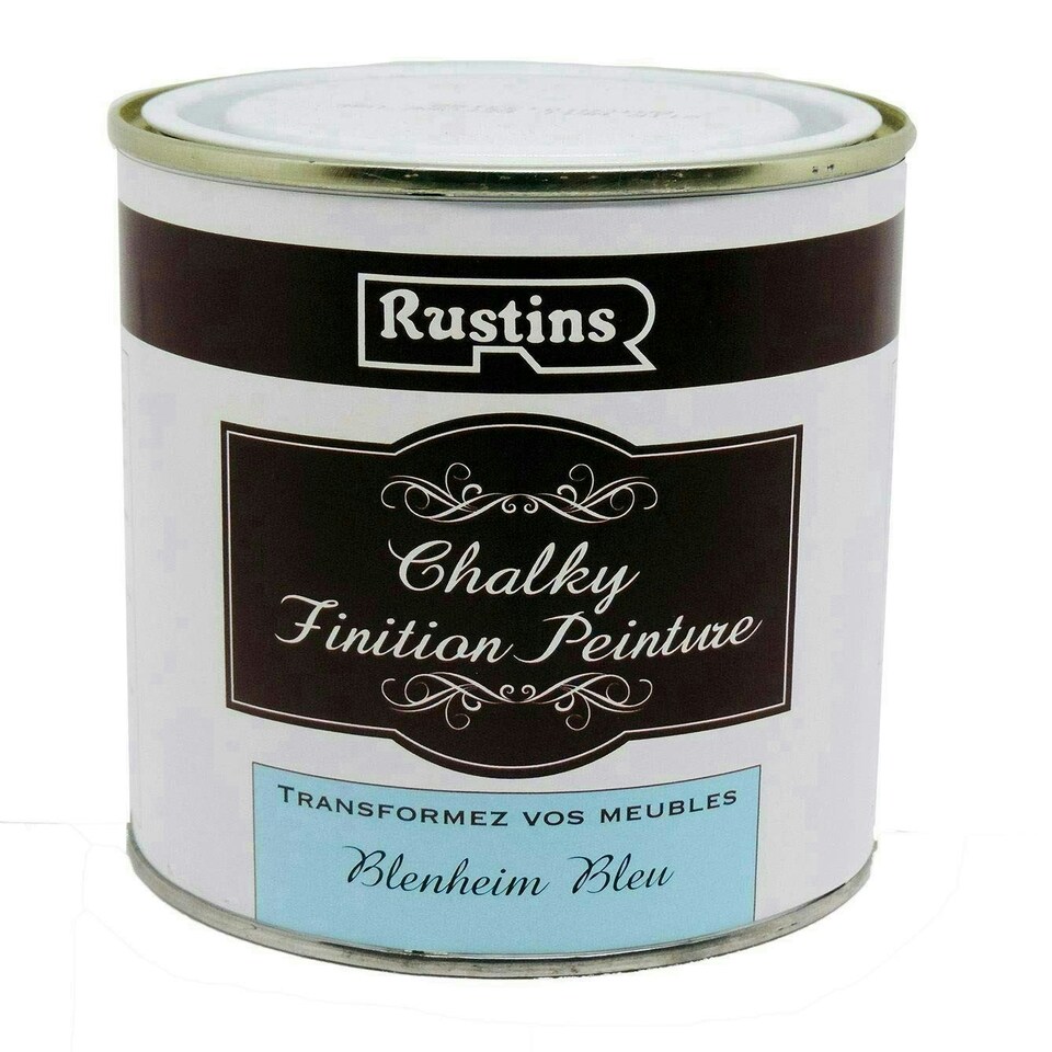 Chalky Finish Paint Blenheim Blue 500ml - RUSCPBB500