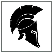 Roman helmet (Picture Frame) Grey | XL