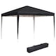 image 1 of Outsunny 3 x 3M Garden Pop Up Gazebo Height Adjustable Marquee Party Tent Wedding Canopy with Carrying Bag, Black