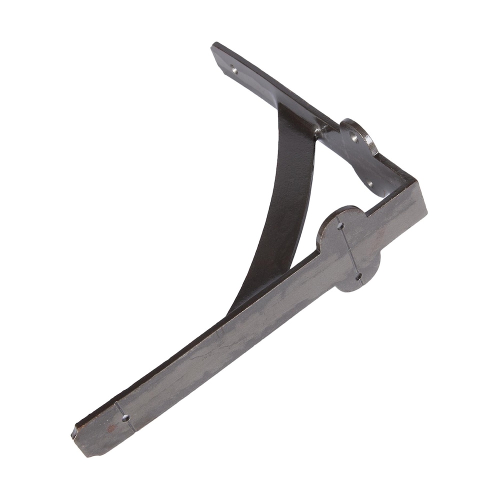 image 1 of Hammer & Tongs Iron Shelf Bracket - D205mm - Raw