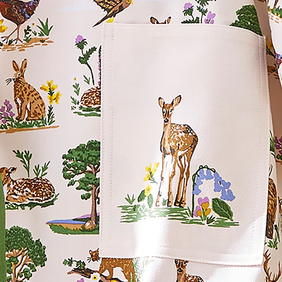 image 1 of Ulster Weavers Thistlewood Apron - Cotton Green