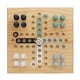image 1 of XD Collection Claire Wooden Ludo Board Game - Brown - One Size