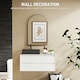 image 6 of HOMCOM Arch Bathroom Mirror, Wall Mirror with Steel Frame, 60 x 90cm, Black