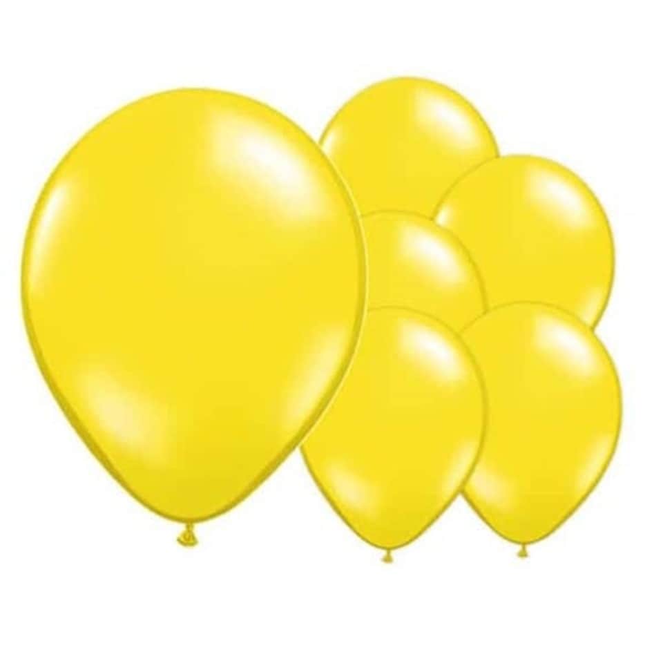 image 1 of Cajun Yellow Biodegradable Latex Balloons 30cm / 12 in - Pack of 50