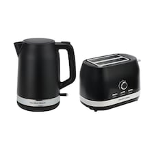 Hamilton Beach Ella Black Kettle & Toaster Set | Black | Black | 1