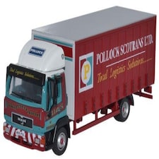 Oxford Diecast MAN L2000 Curtainside Pollock