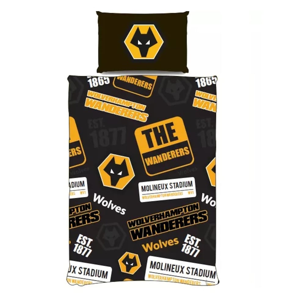 Wolverhampton FC Patch single duvet Multi | Single
