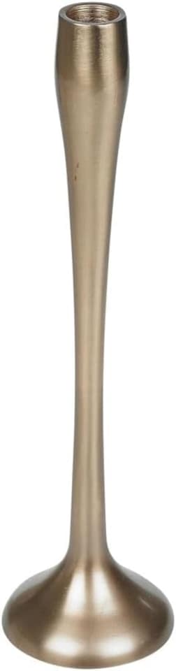 image 1 of Metal Candle Holder Candlesticks Set Gold Silver Decorative Decor | Gold | 1x Gold Large | Large | 1