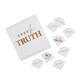image 2 of Giant White & Gold Dice Hen Party Game