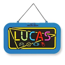 History & Heraldry Light Up Neon Name Sign - Lucas