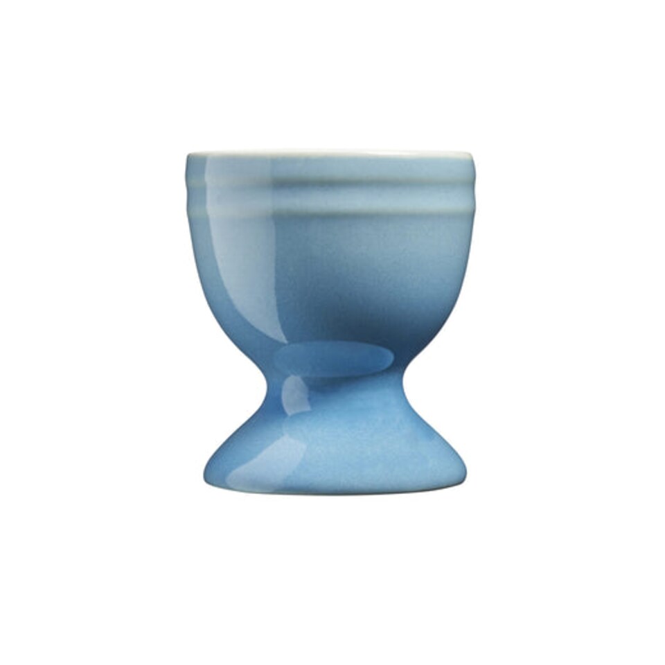 image 1 of Cooks Professional 4 Piece Egg Cup Set - Dishwasher Safe Stoneware | Blue | Blue | 4