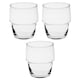 image 9 of Galata Short Whiskey Tumblers Tall Highball Drinking Glasses Stackable Set | Clear | Clear | Short Set of 12