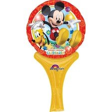 Mickey Mouse Clubhouse Inflate-A-Fun Foil Foil Balloon - Multicoloured - One Size