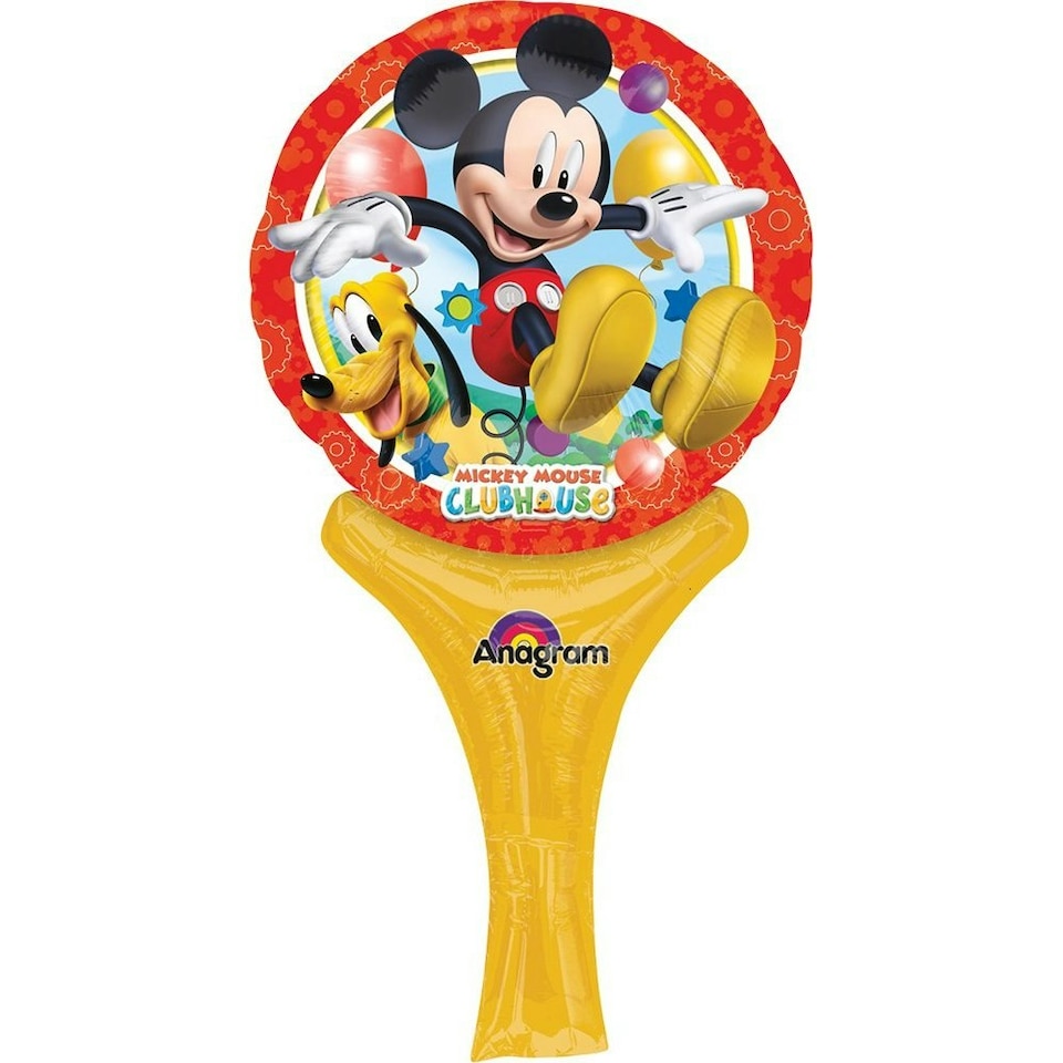 Mickey Mouse Clubhouse Inflate-A-Fun Foil Foil Balloon - Multicoloured - One Size