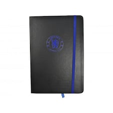 Chelsea FC Premium Crest A5 Notebook - Black/Blue - One Size