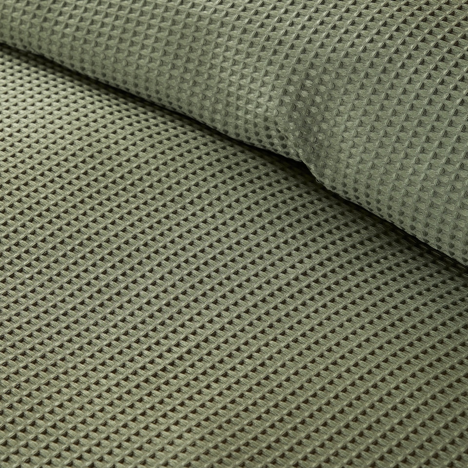 image 1 of Serene Lindly Duvet Cover Set Dark Green/New Green