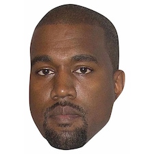 Kanye West Cardboard Face Mask