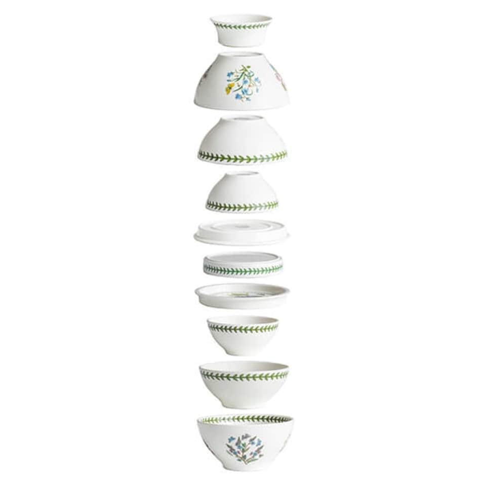 image 1 of Portmeirion Botanic Garden 50th Anniversary 10 Piece Stacking Set