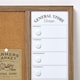image 3 of Homescapes General Store Weekly Planner Cork Board