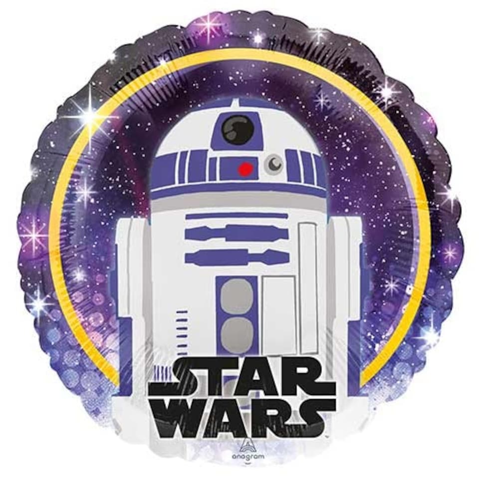 Star Wars R2-D2 Round Foil Helium Balloon 43cm / 17 in