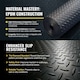 image 5 of Heavy Duty Diamond Pattern Rubber Flooring | Black | 11m