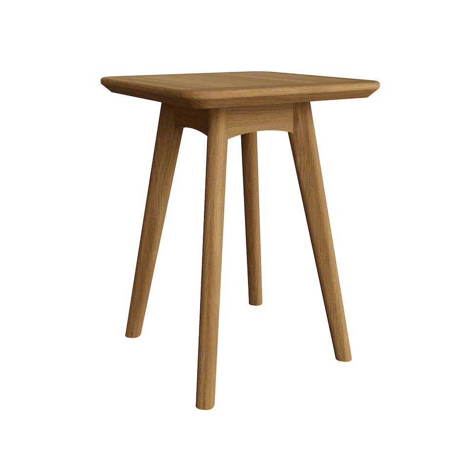 image 1 of Newark Ash Square Wine Table Brown