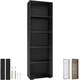 image 8 of Bookshelf Lexi - Bookcase with 5 shelves | Black | black | 60 x 30 x 190 cm | 1