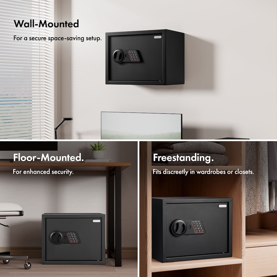 image 1 of VonHaus 27L Electronic Safe Box with Digital Keypad