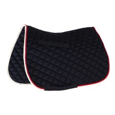 Roma Grand Prix All Purpose Saddle Pad | Red | Navy/Red/White | Pony | 1