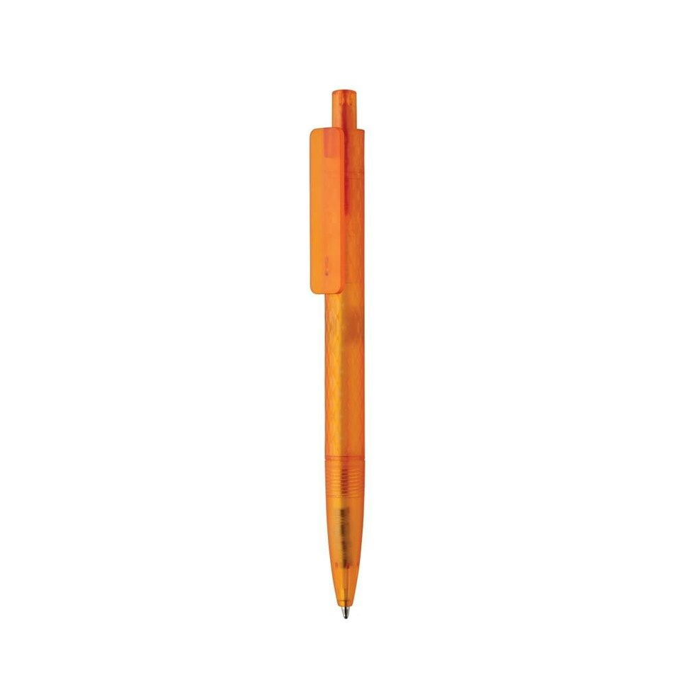 image 1 of XD Collection X3 Frosted Recycled Plastic Pen - Orange - One Size