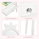 image 10 of COSTWAY Pretend Makeup Dressing Table Kids Vanity White