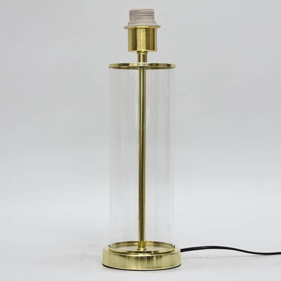 image 1 of Set of 2 Aura - Satin Brass Lamps with Navy Blue Cut Out Shades Bronze | Blue