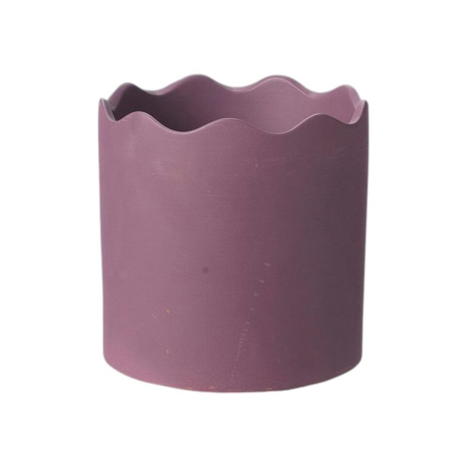 image 1 of Ceramic Indoor Plant Pot Berry - H13.5cm