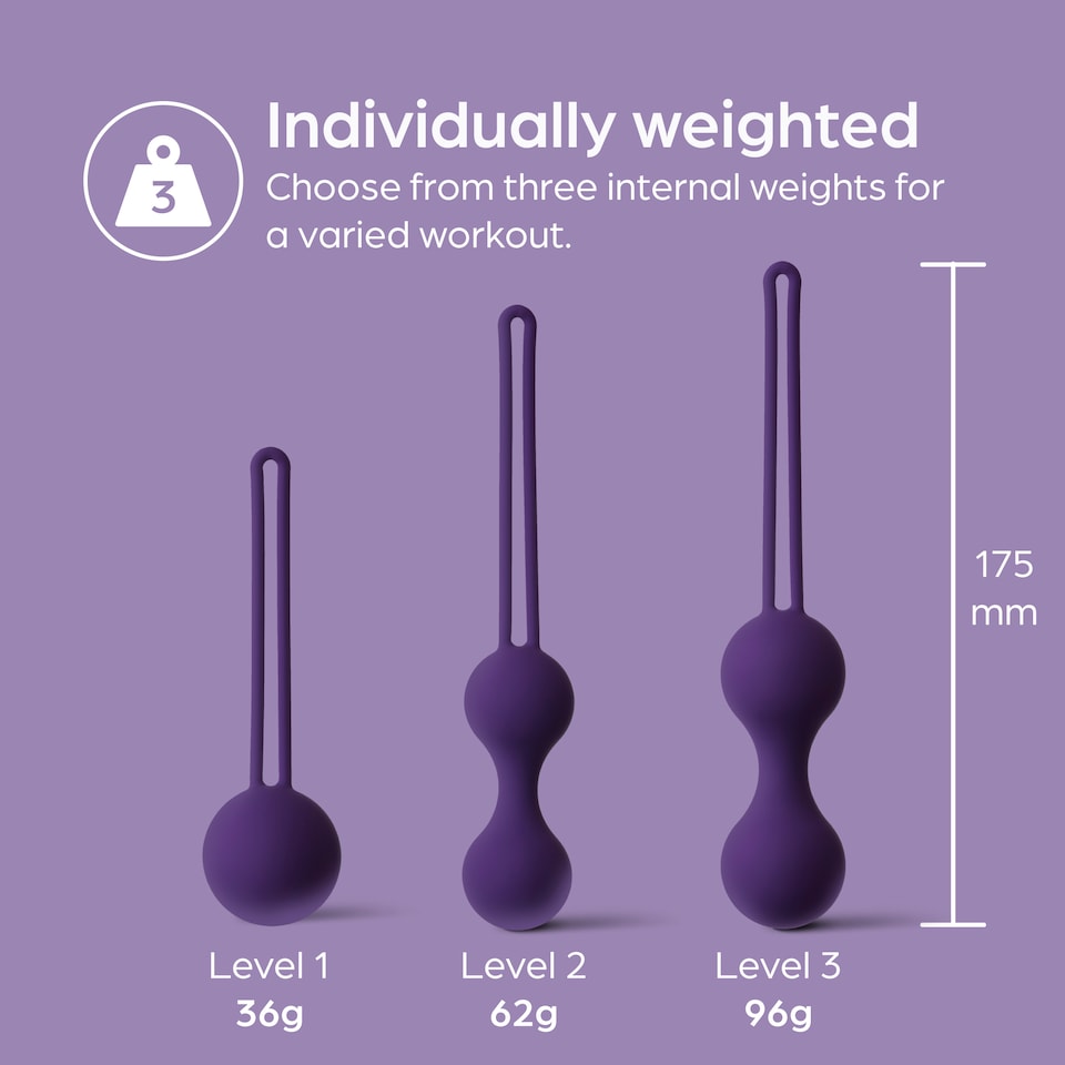 image 1 of So Divine Sensual Kegel Balls - Pelvic Floor Training Set
