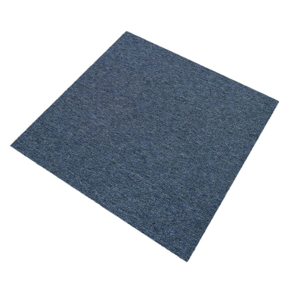 image 1 of 40 x Carpet Tiles 10m2 / Storm Blue & Anthracite Blue
