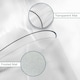 image 3 of 2mm Frosted PVC Tablecloth - 1.45cm Wide, Sold by the Meter | Clear | Frosted