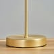 image 1 of ValueLights Charlie Brushed Gold Table Lamp Base Only | Gold