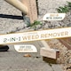 image 6 of Long Handle 120cm Patio Weed Brush & Paving Scraper Tool