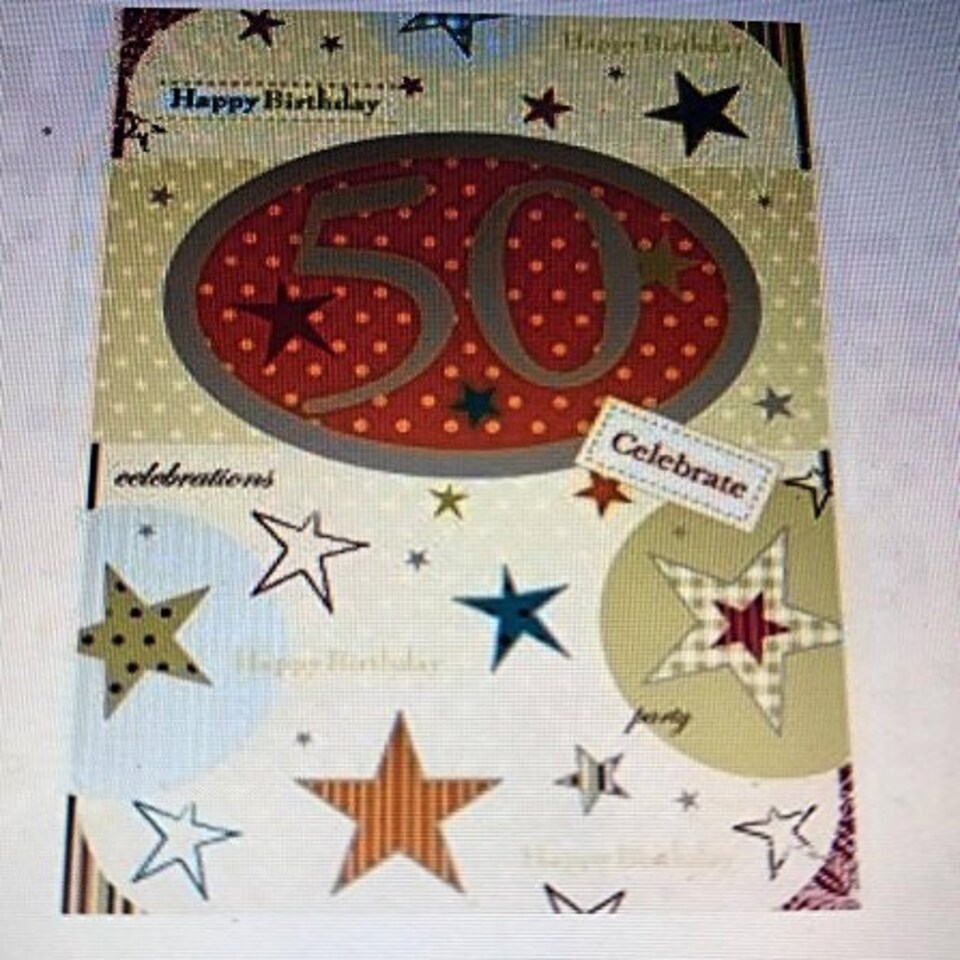 image 1 of 50th Birthday Card