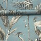 image 2 of World of Wallpaper Azzurra Leaf Wallpaper - Blue - 10m x 0.5m