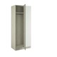 image 1 of Classic Square Panel Sage Green Blind Corner Wardrobe Green