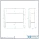 image 3 of Harbour Housewares Elevated Raised Garden Bed with Legs & Storage Shelf - Green Green