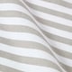 image 4 of Homescapes Grey Stripe Cotton Apron