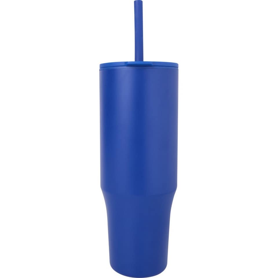 image 1 of Floso Brady Insulated 900ml Mug With Straw | Blue | Royal Blue | One Size | 1