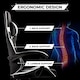 image 4 of Ergonomic Gaming Chair | Black | Black