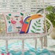 image 1 of Fusion Tropical Flamingo Outdoor Cushion Cover Pink