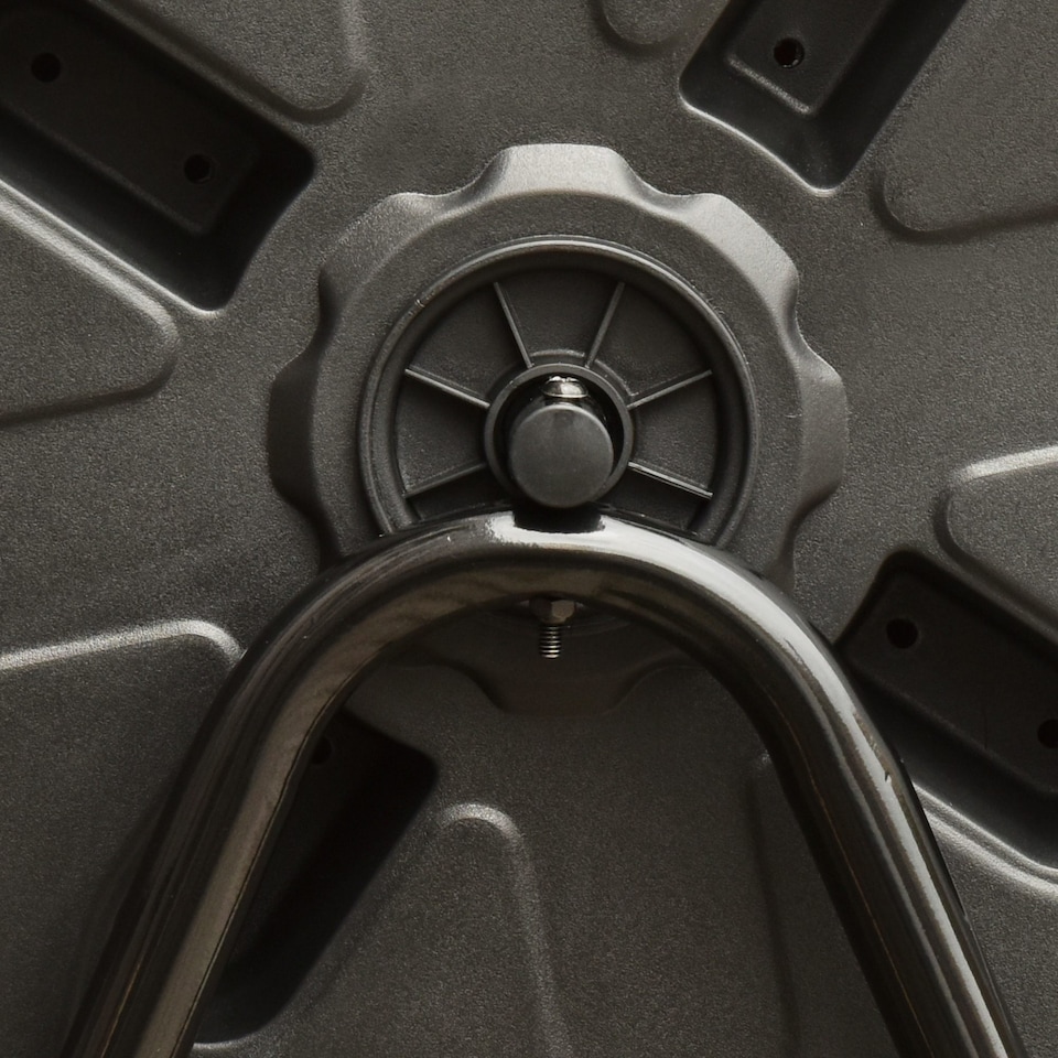 image 1 of Outsunny 160L Outdoor Tumbling Compost Bin with Dual Chamber | Orange | Orange | One Size